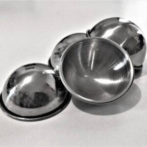 Stainless Steel Bath Bombs Molds With Lip